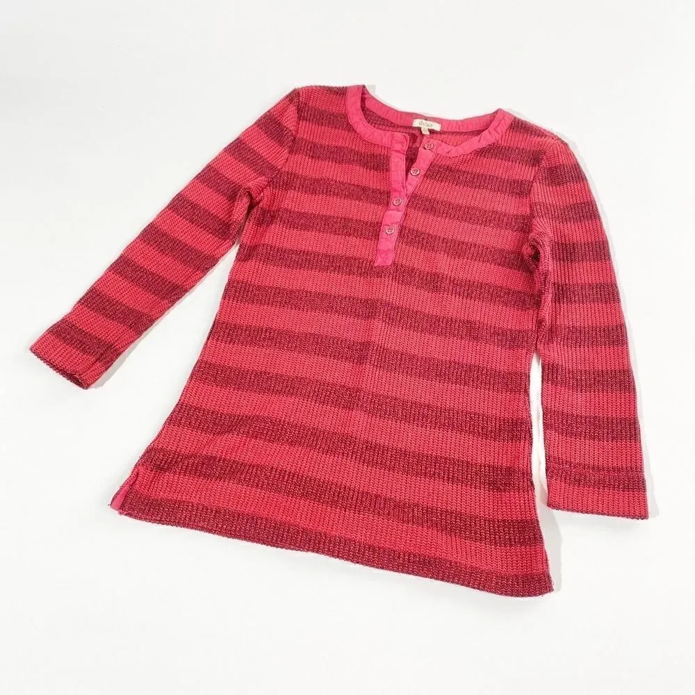 Dylan stripe Henley - Picture 1 of 9